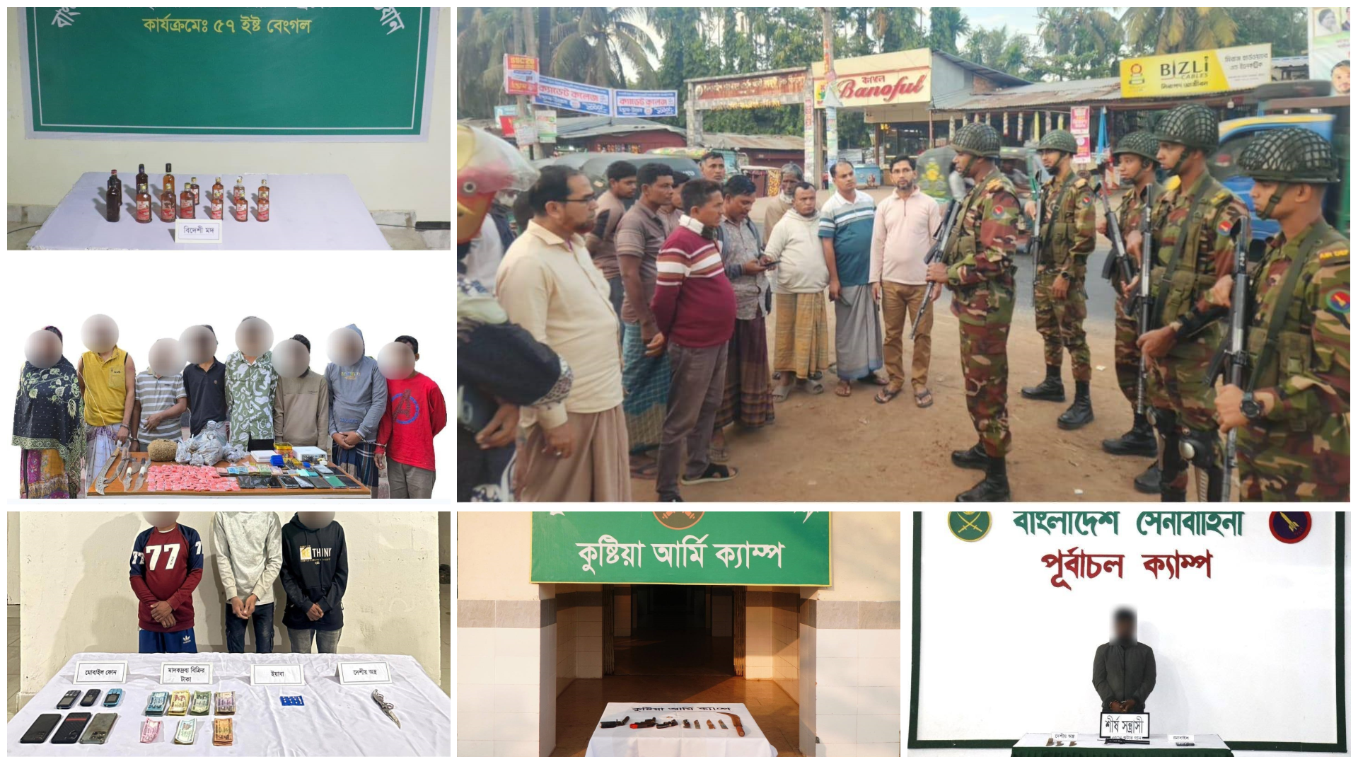 যৌথ বাহিনীর অভিযানে সারাদেশে গ্রেফতার ৩৩