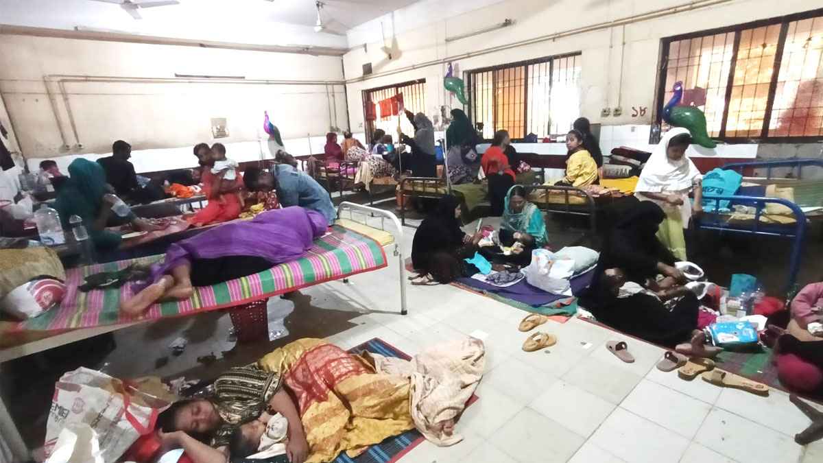 ডায়রিয়া ও শিশু বিভাগে রোগীর চাপ বৃদ্ধি, বেড ও ওষুধের সংকট
