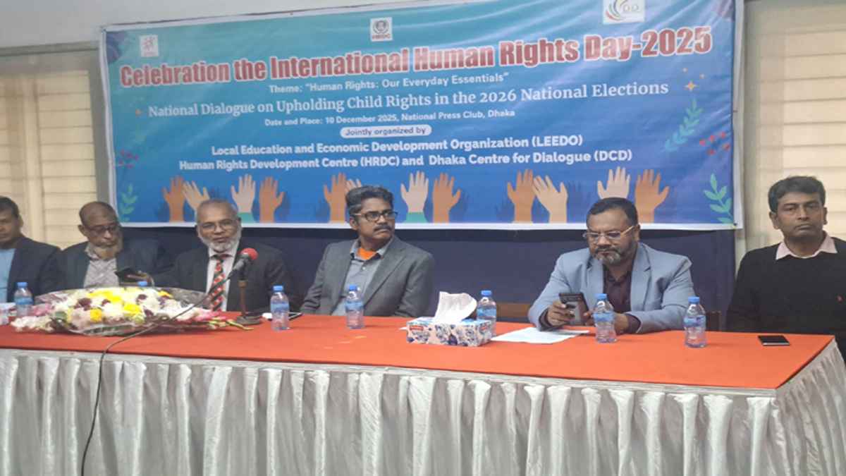 নির্বাচনী প্রক্রিয়ায় শিশুদের ব্যবহার না করার আহ্বান