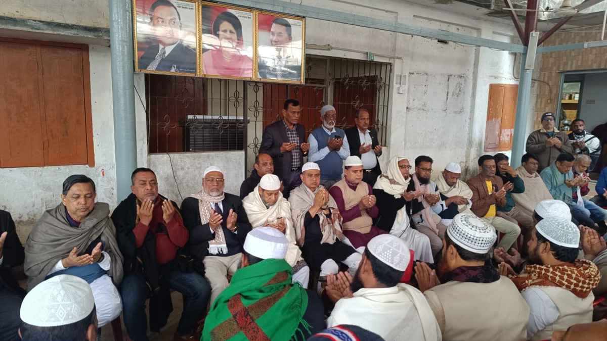 খালেদা জিয়ার মৃত্যুতে ব্রাহ্মণবাড়িয়ায় বিএনপির ৭ দিনের শোক