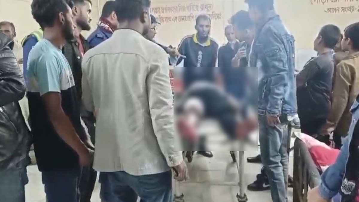 ব্রাহ্মণবাড়িয়ায় প্রতিপক্ষের হামলায় যুবক গুলিবিদ্ধ