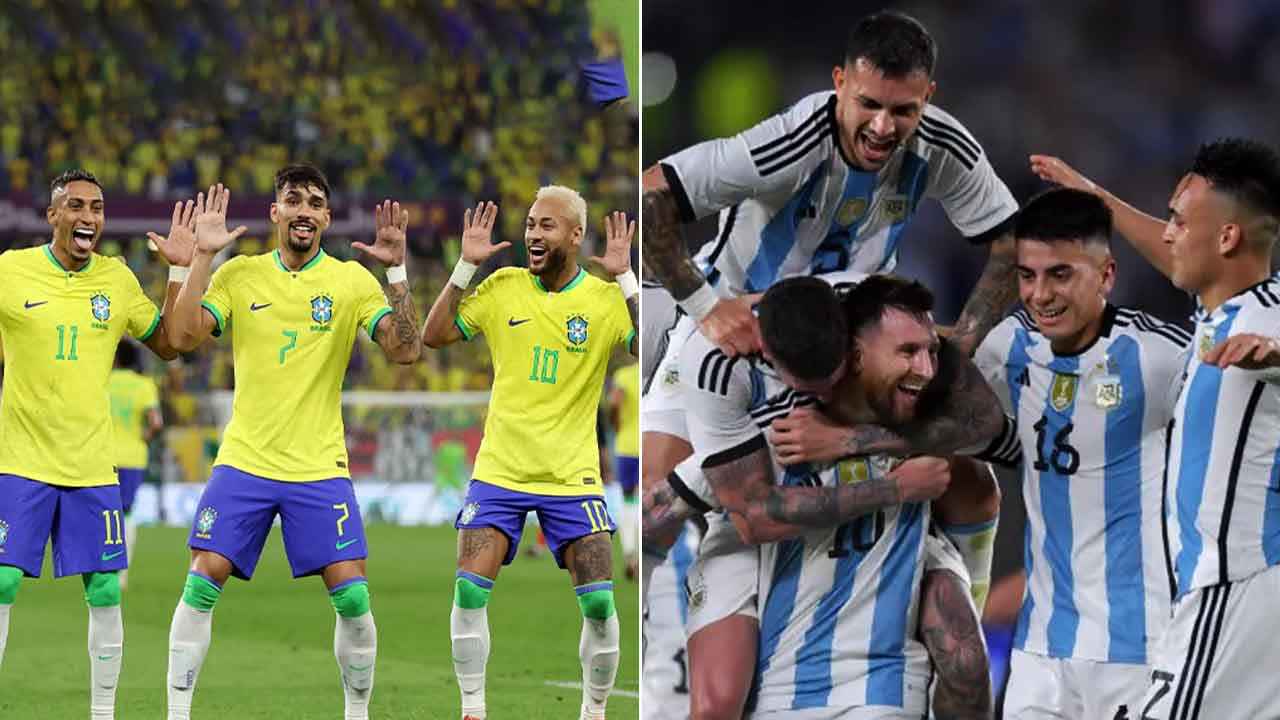 বিশ্বকাপে ব্রাজিল ও আর্জেন্টিনার ম্যাচ কখন কোথায় দেখে নিন এক নজরে