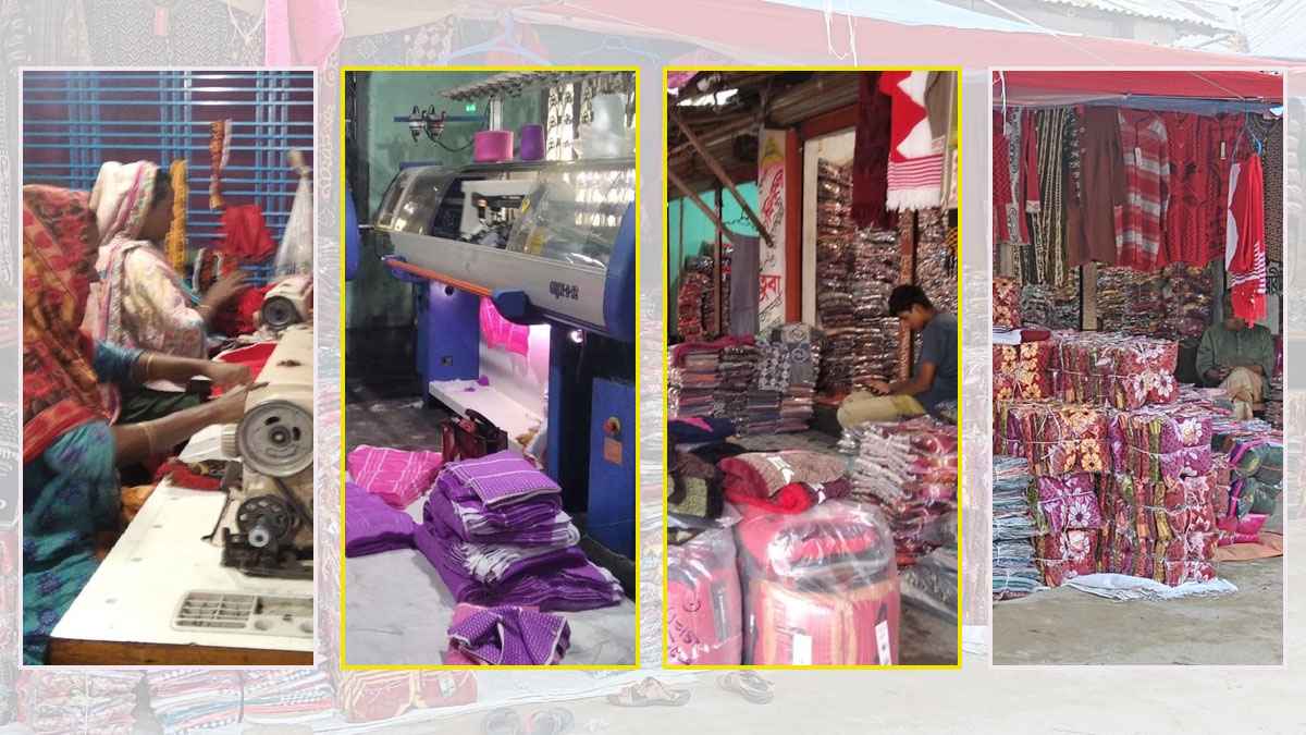 শীতের সঙ্গে বাড়ছে হোসিয়ারি শিল্পের ব্যস্ততা