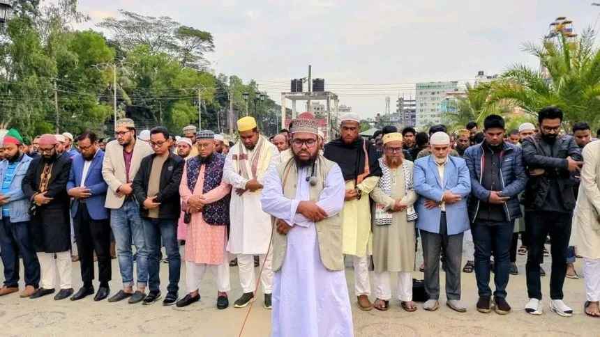 পটুয়াখালীতে শহীদ ওসমান হাদির গায়েবানা জানাজা