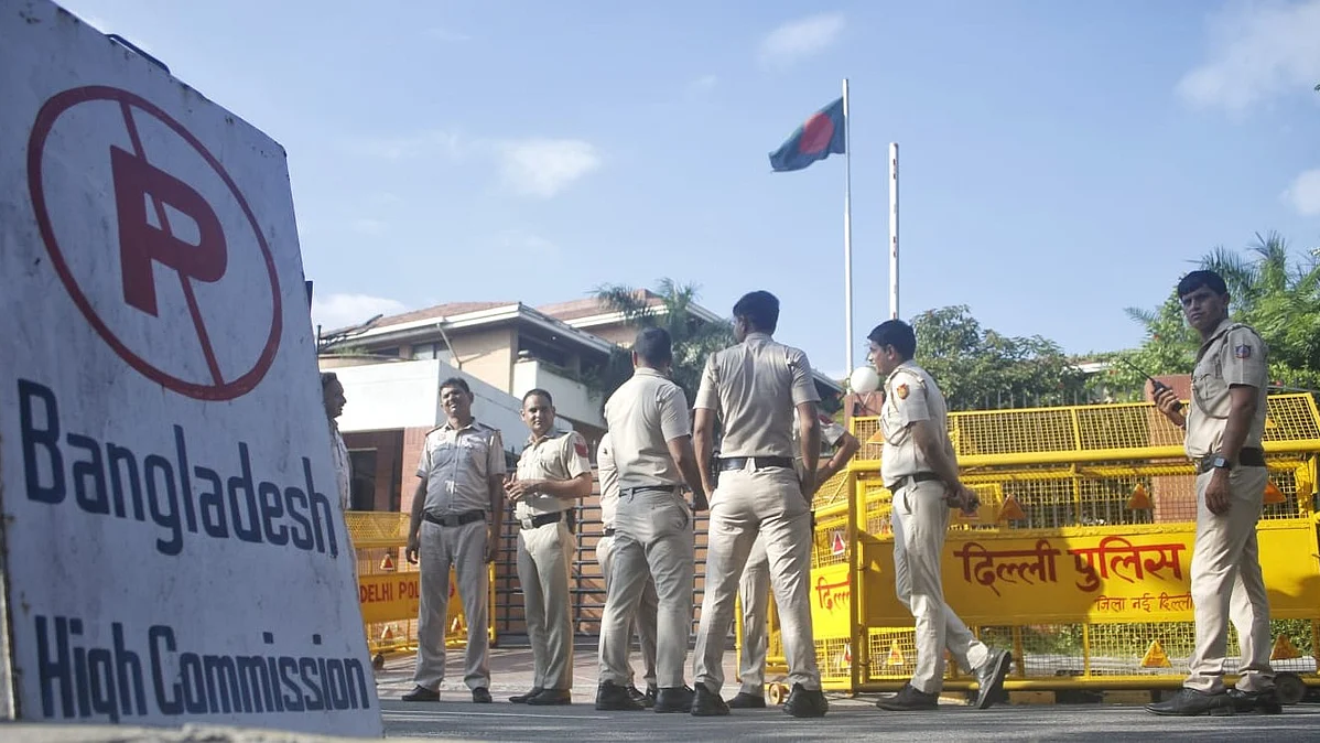 নয়াদিল্লির বাংলাদেশ হাইকমিশনে নিরাপত্তা জোরদার