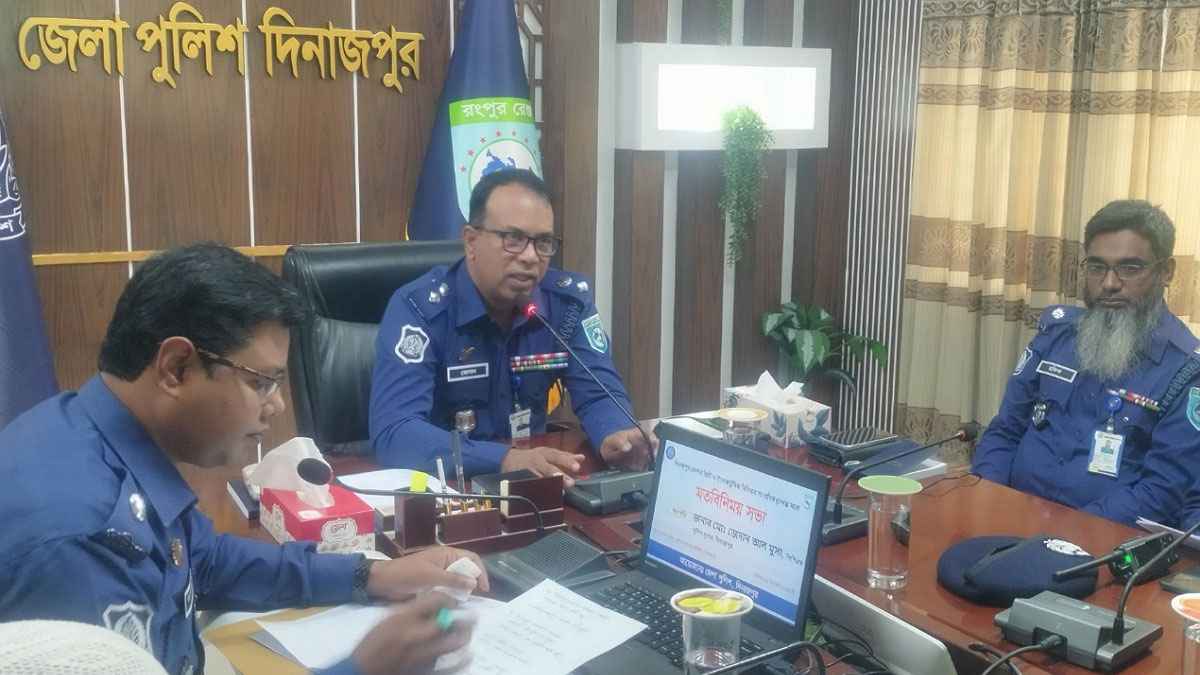 যে কোনো মূল্যে দিনাজপুরকে মাদকমুক্ত করব: এসপি