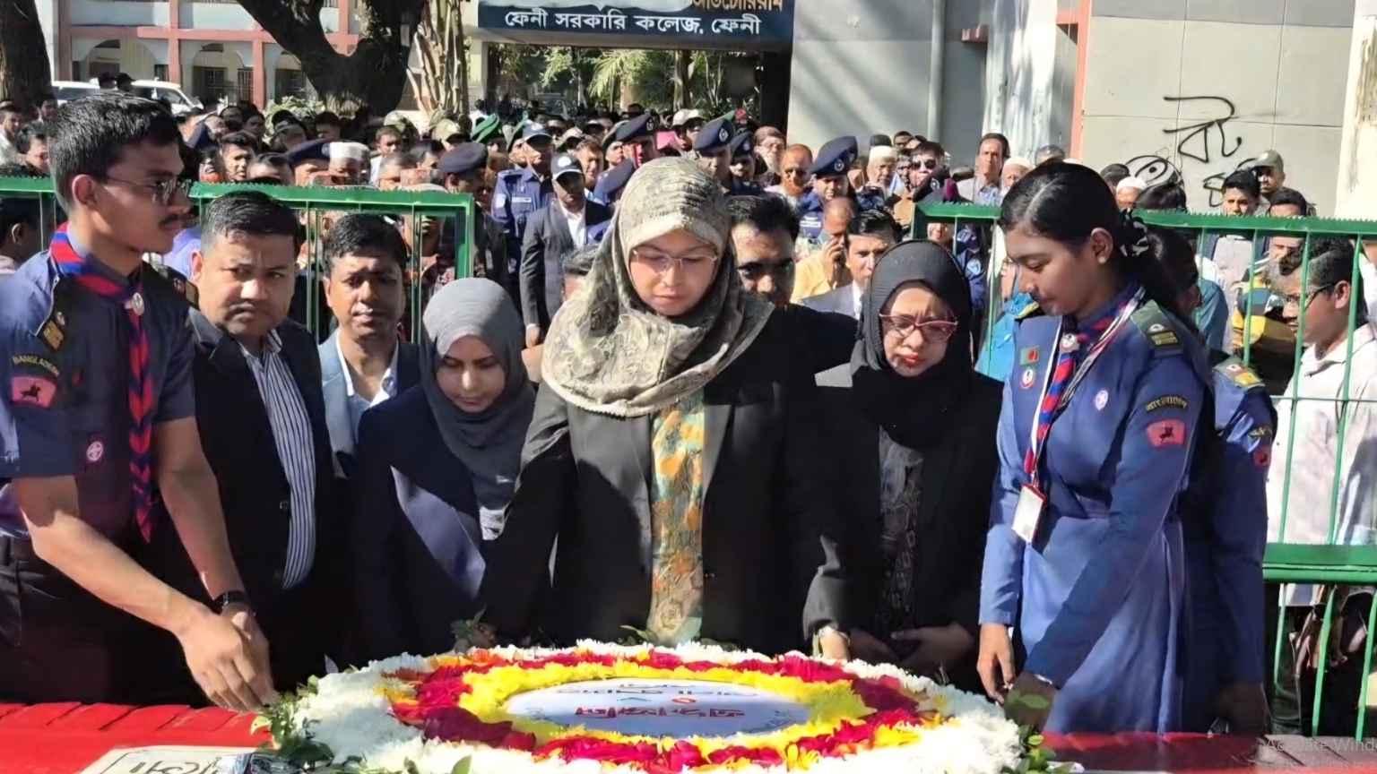 ফেনীতে যথাযোগ্য মর্যাদায় শহিদ বুদ্ধিজীবী দিবস পালিত