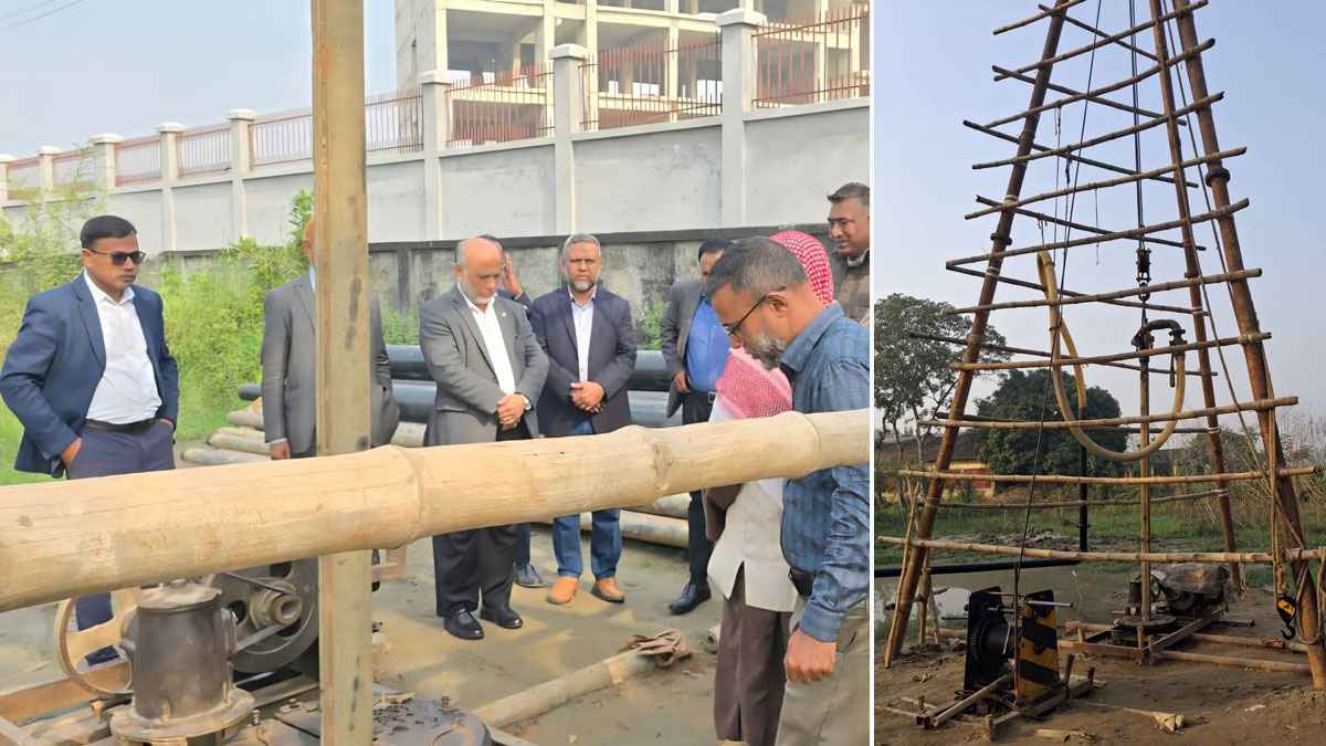 বাকৃবিতে পানীয়জলের সক্ষমতা বাড়াতে নতুন নলকূপ স্থাপন