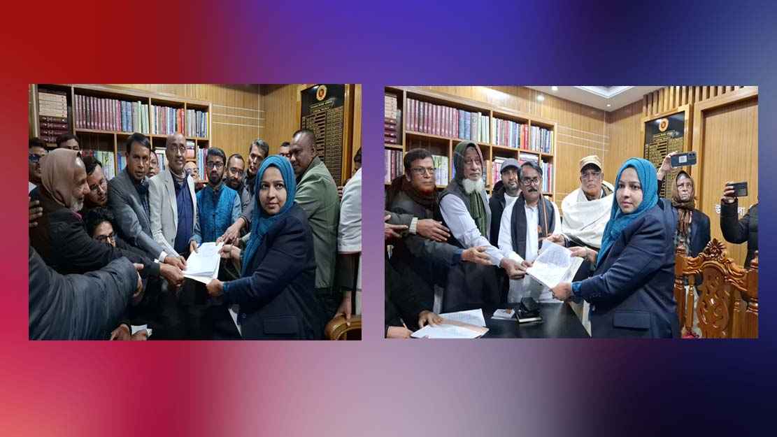 রাশেদ খান ধানের শীষে ও স্বতন্ত্র প্রার্থী হিসেবে ফিরোজের মনোনয়ন জমা