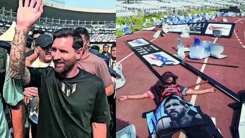 মেসির কলকাতা সফরে বিশৃঙ্খলার ঘটনায় ক্রীড়া মন্ত্রীর পদত্যাগ