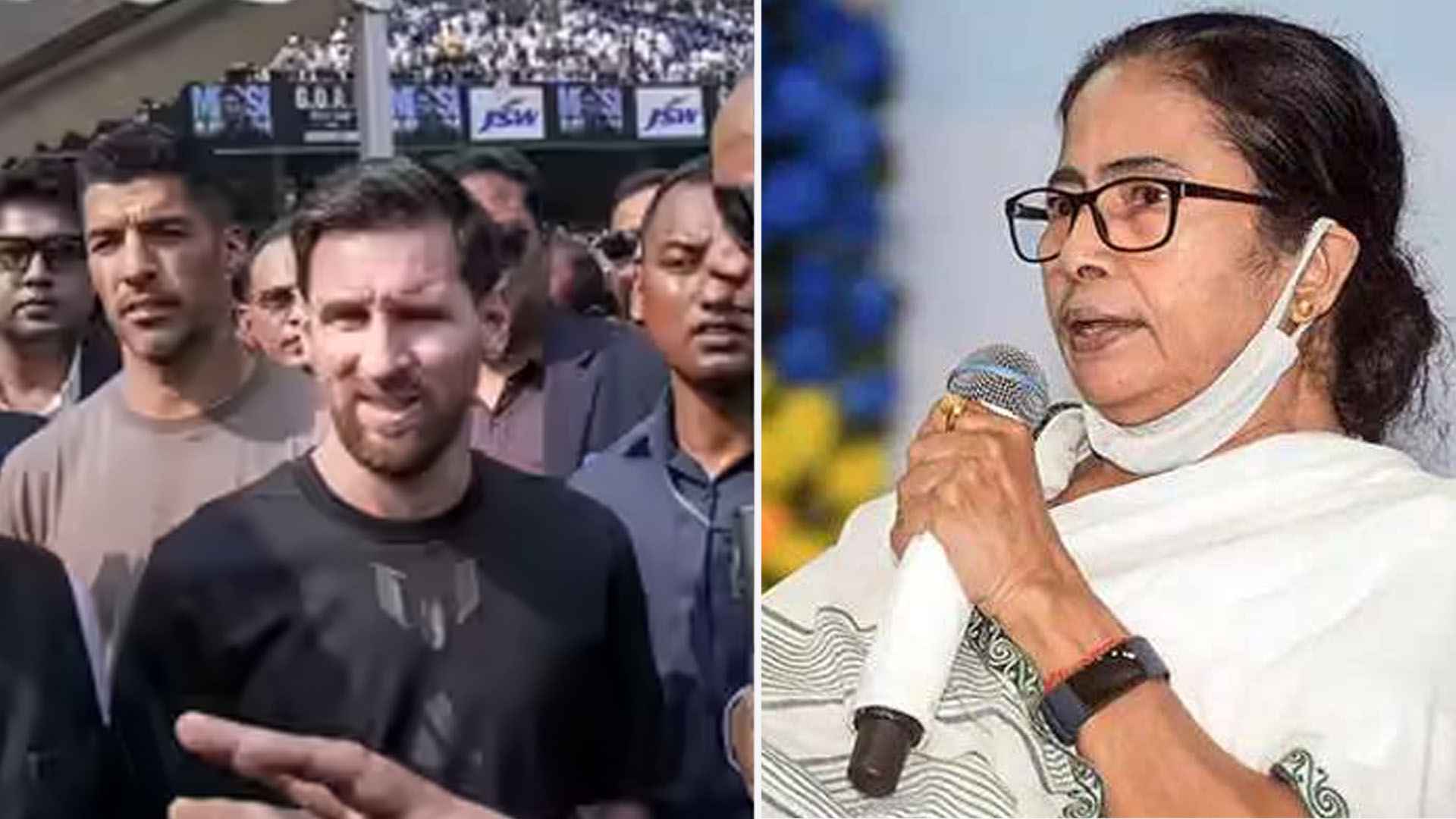মেসির অনুষ্ঠানে বিশৃঙ্খলা, মমতার গ্রেফতার দাবি