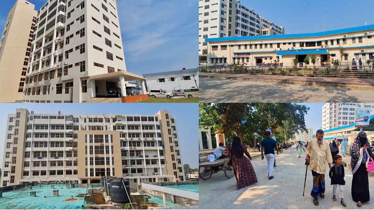 লিফটের বাটনে ঝুলে আছে নড়াইলের ২৫০ শয্যা হাসপাতাল
