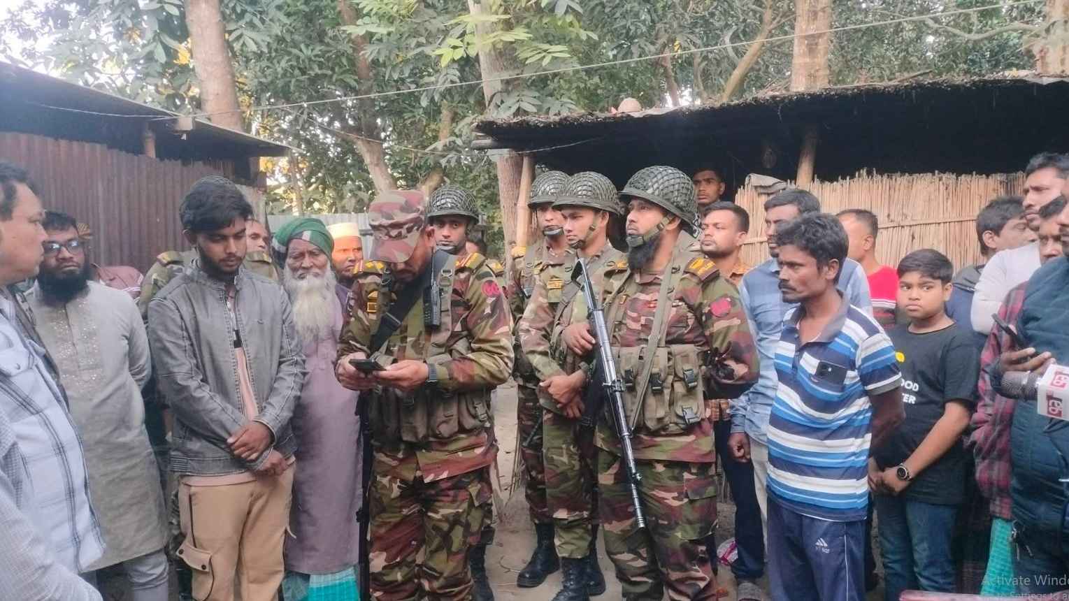 সুদানে সন্ত্রাসী হামলায় শহীদ শামীম রেজার বাড়িতে চলছে শোকের মাতম