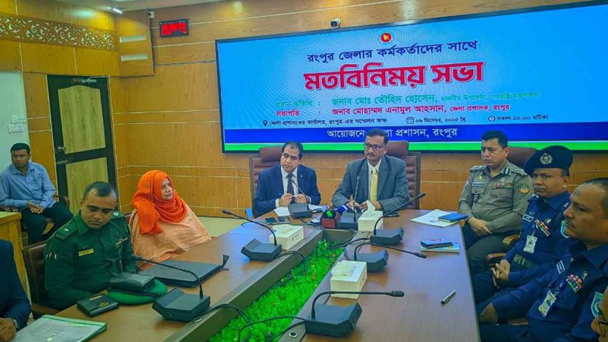 সামনের নির্বাচন আইনশৃঙ্খলা বাহিনীর জন্য বড় টেস্ট: পররাষ্ট্র উপদেষ্টা