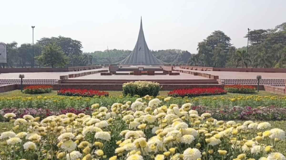 জাতীর বীর সন্তানদের শ্রদ্ধা নিবেদনে পুরোপুরি প্রস্তুত জাতীয় স্মৃতিসৌধ