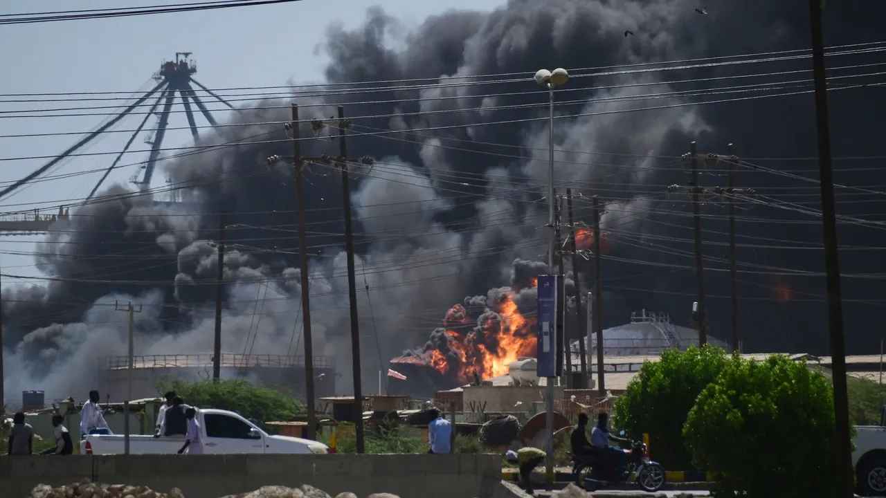 সুদানে মার্কেটে ড্রোন হামলায় নিহত ১০