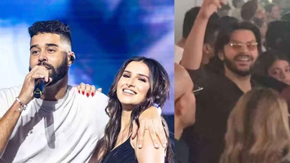 প্রেমিকের সামনেই অভিনেত্রীকে চুম্বন গায়কের! 