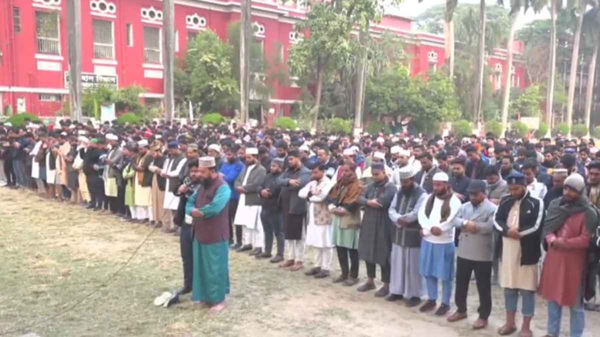 রাজশাহীতে ওসমান হাদির গায়েবানা জানাজা