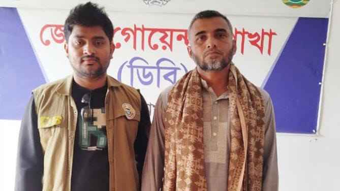 বাউফলে স্বেচ্ছাসেবক লীগের দফতর সম্পাদক ও ভূমিদস্যু ফয়সাল আটক