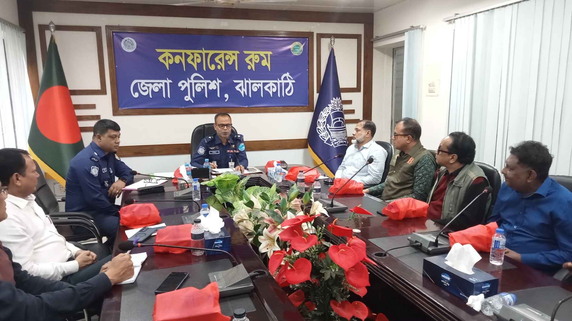 নির্বাচন অবাধ, সুষ্ঠু ও নিরপেক্ষ করতে আমরা বদ্ধ পরিকর: ঝালকাঠির এসপি