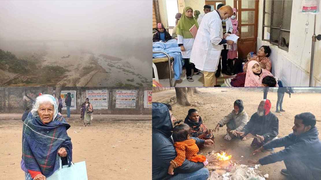 পৌষের কনকনে শীতে ঠাকুরগাঁওয়ে বাড়ছে জনদুর্ভোগ