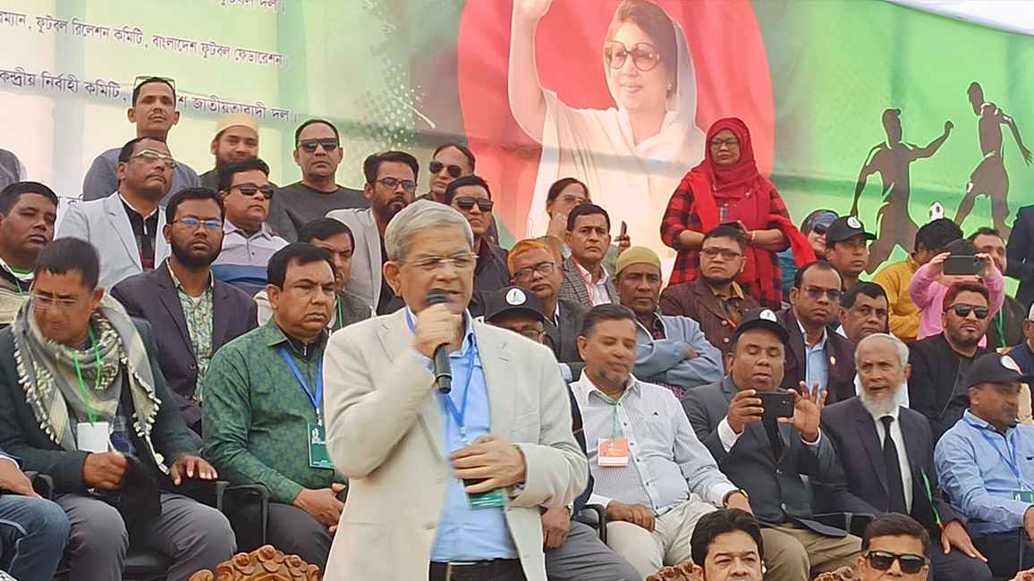 গণতন্ত্রকে প্রাতিষ্ঠানিক রূপ দিতে নির্বাচনই একমাত্র পথ: মির্জা ফখরুল