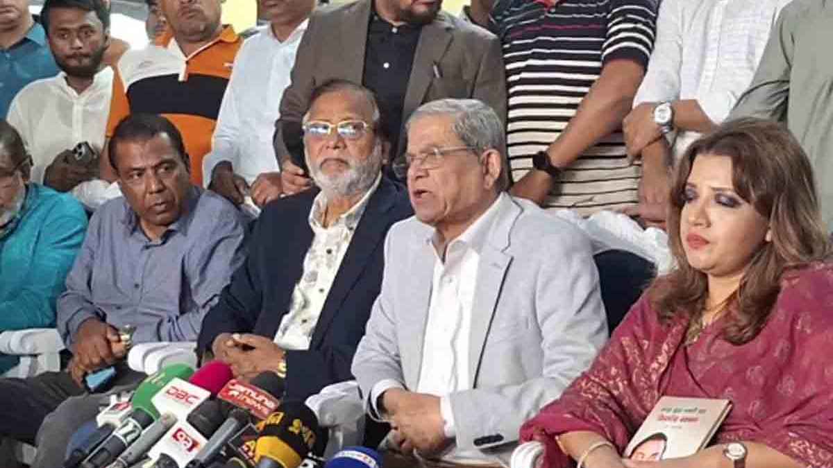 নির্বাচনকে সামনে রেখে সবাইকে দায়িত্বশীল হওয়ার আহ্বান ফখরুলের