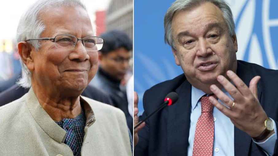 ড. ইউনূসকে জাতিসংঘ মহাসচিবের চিঠি: রোহিঙ্গা সহায়তা বাড়ানোর ঘোষণা