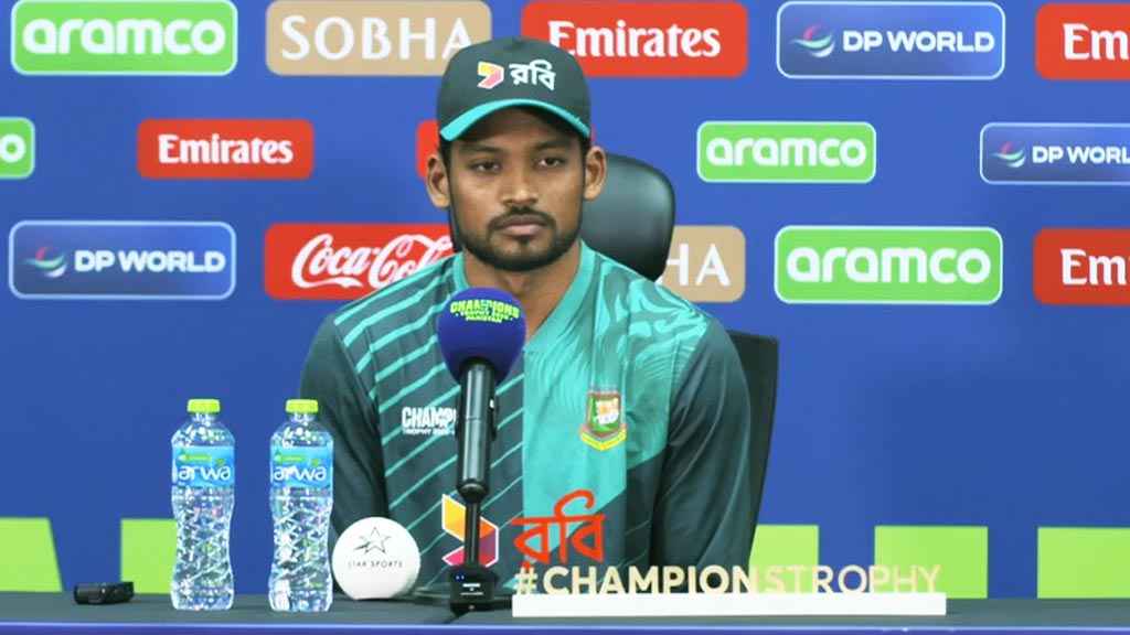 আমরা এই টুর্নামেন্টে যে কাউকে হারাতে পারি: শান্ত