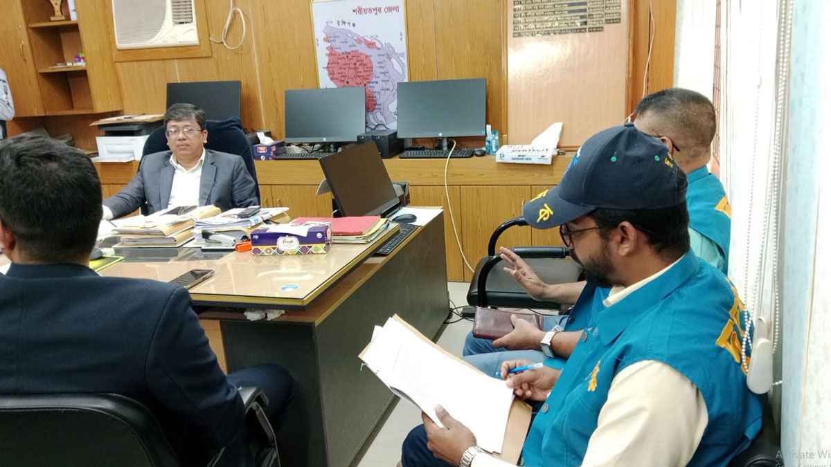 শরীয়তপুর সিভিল সার্জন অফিসে নিয়োগে অনিয়মের অভিযোগ, দুদকের অভিযান