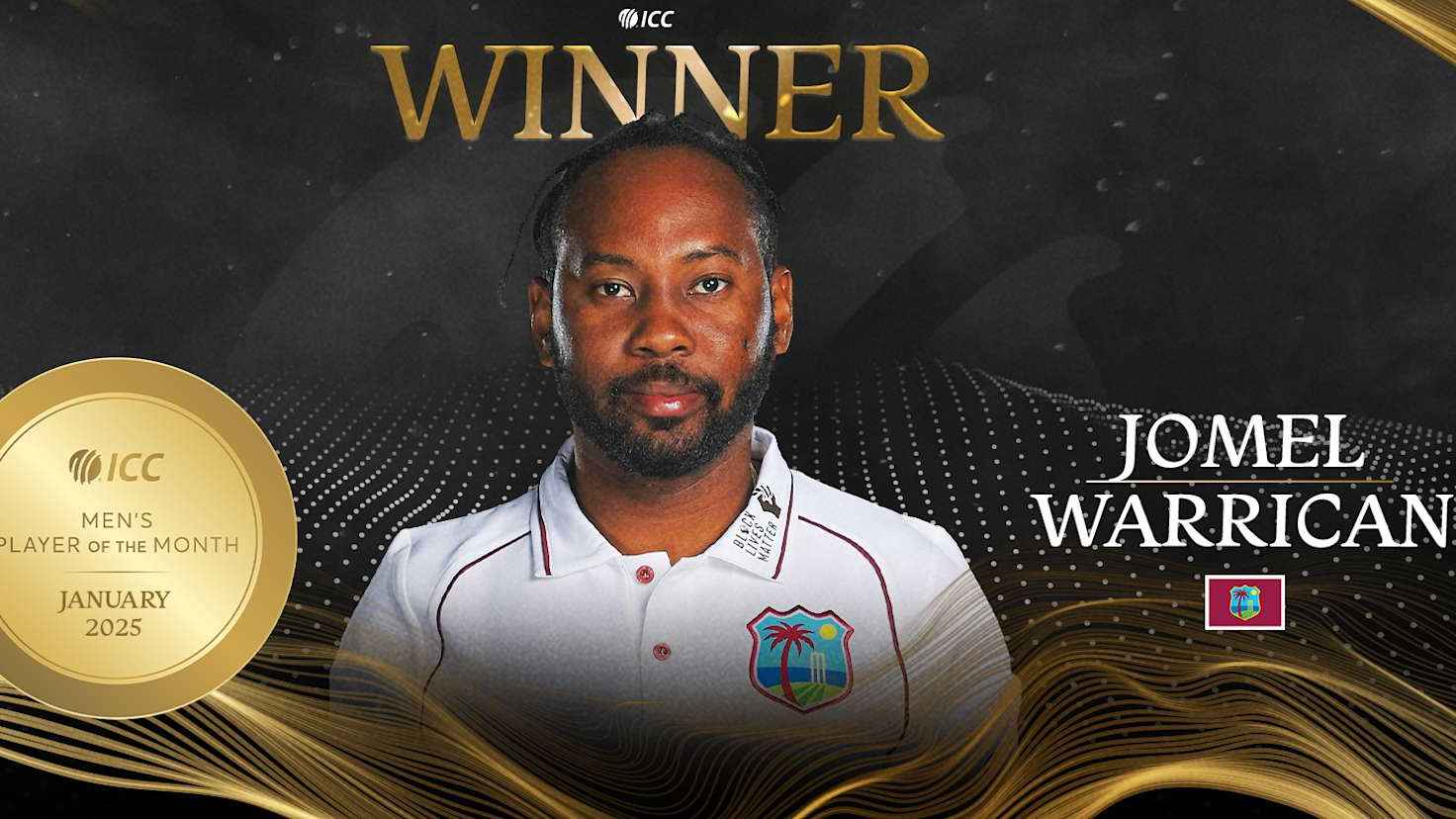 পাকিস্তানকে নাস্তানাবুদ করা ওয়ারিকান আইসিসির মাসসেরা