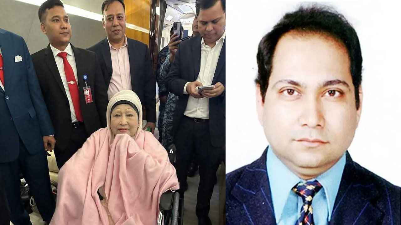 বিমানে এসে খালেদা জিয়ার খোঁজ নিলেন কাতারের রাষ্ট্রদূত