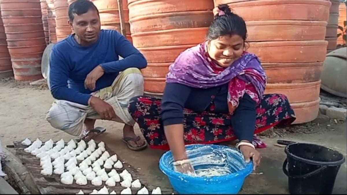 কুমড়া বড়ি বানিয়ে স্বাবলম্বী নাটোরের শত শত নারী