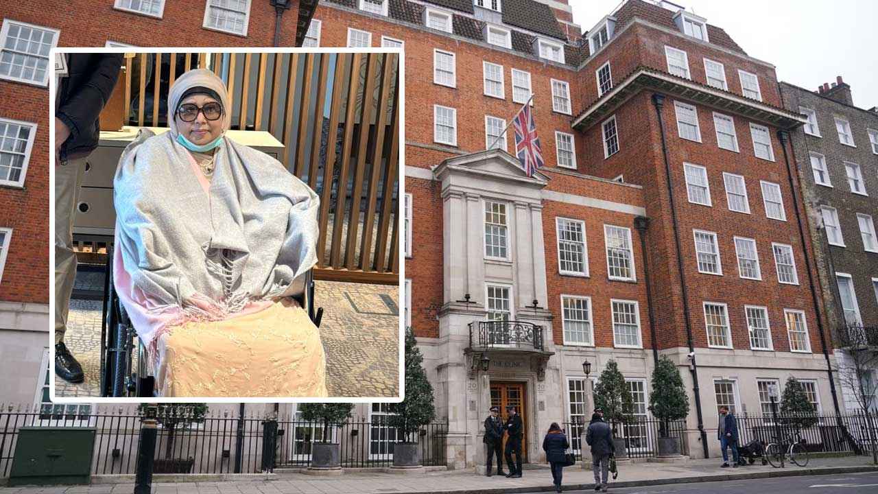 লন্ডন ক্লিনিকে ভর্তি খালেদা জিয়া