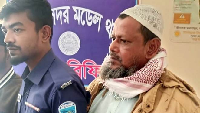 চাঁদপুর সদরে ধর্ষণ মামলার আসামি গ্রেফতার