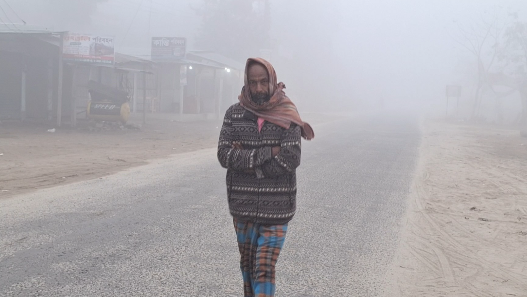 পঞ্চগড়ে বেড়েছে শীতের তীব্রতা, তাপমাত্রা ১০ ডিগ্রির ঘরে