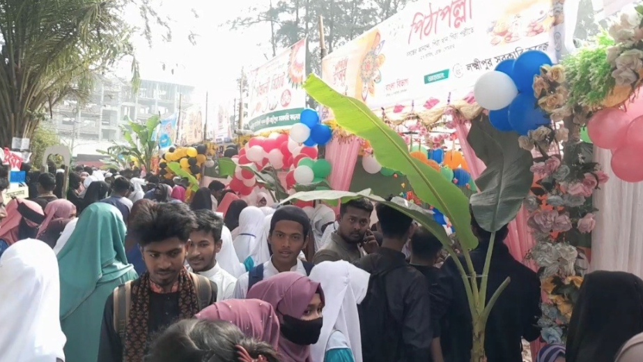 লক্ষ্মীপুর সরকারি কলেজ ক্যাম্পাসে দিনব্যাপী পিঠা উৎসব