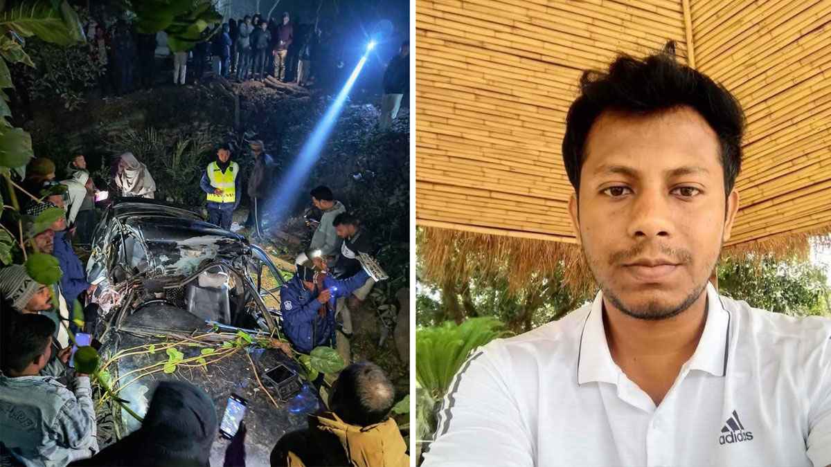যশোরে গাছে প্রাইভেটকারের ধাক্কা, প্রাণ গেল ছাত্রদল নেতার