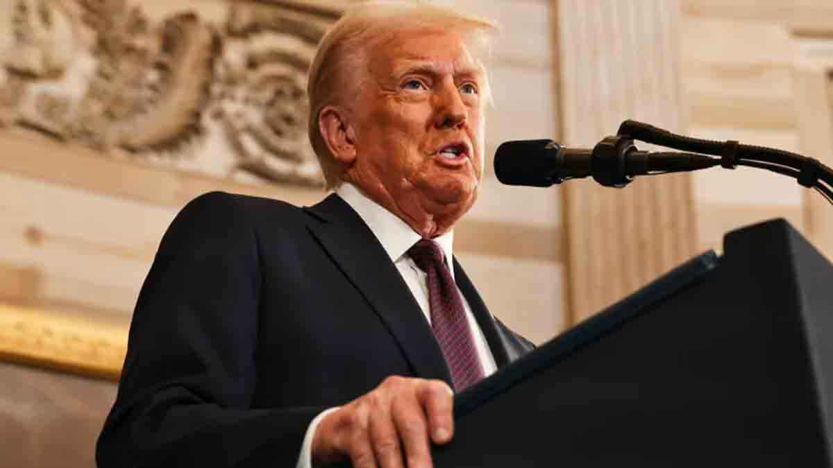 শপথ নেওয়ার পর ভাষণে যা বললেন ট্রাম্প