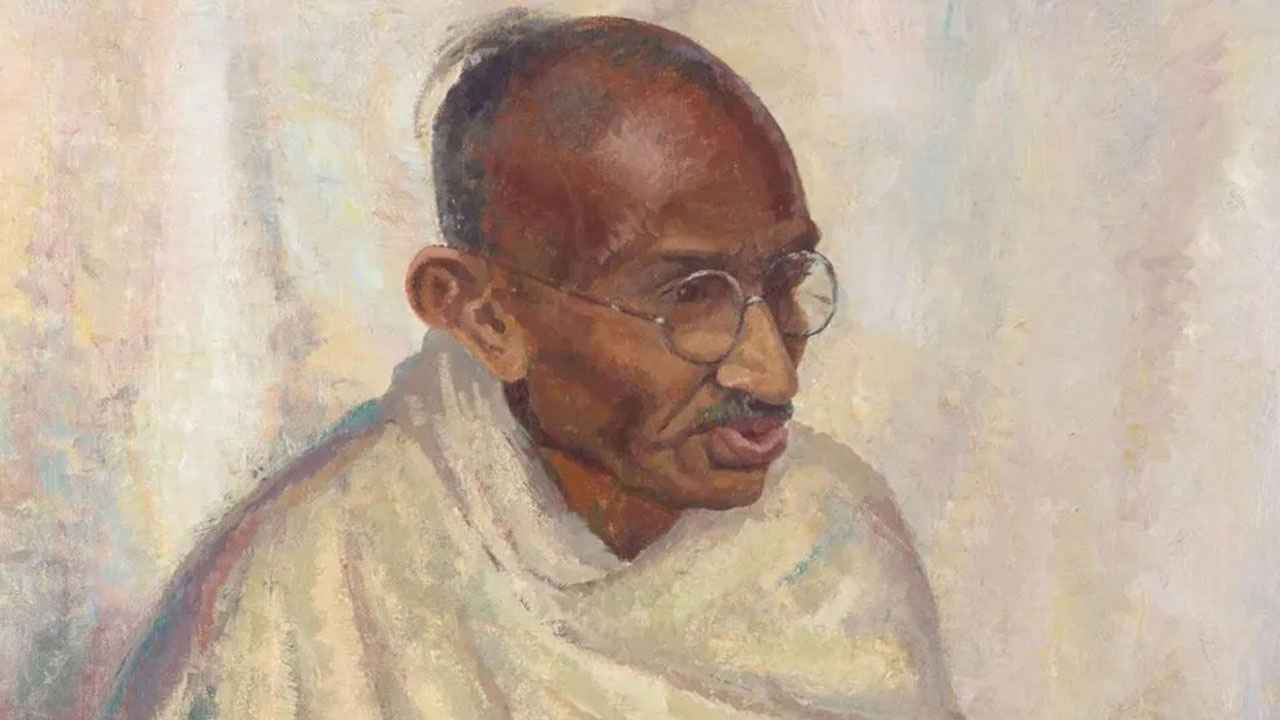 মহাত্মা গান্ধীর বিরল তৈলচিত্র আড়াই কোটি টাকায় বিক্রি