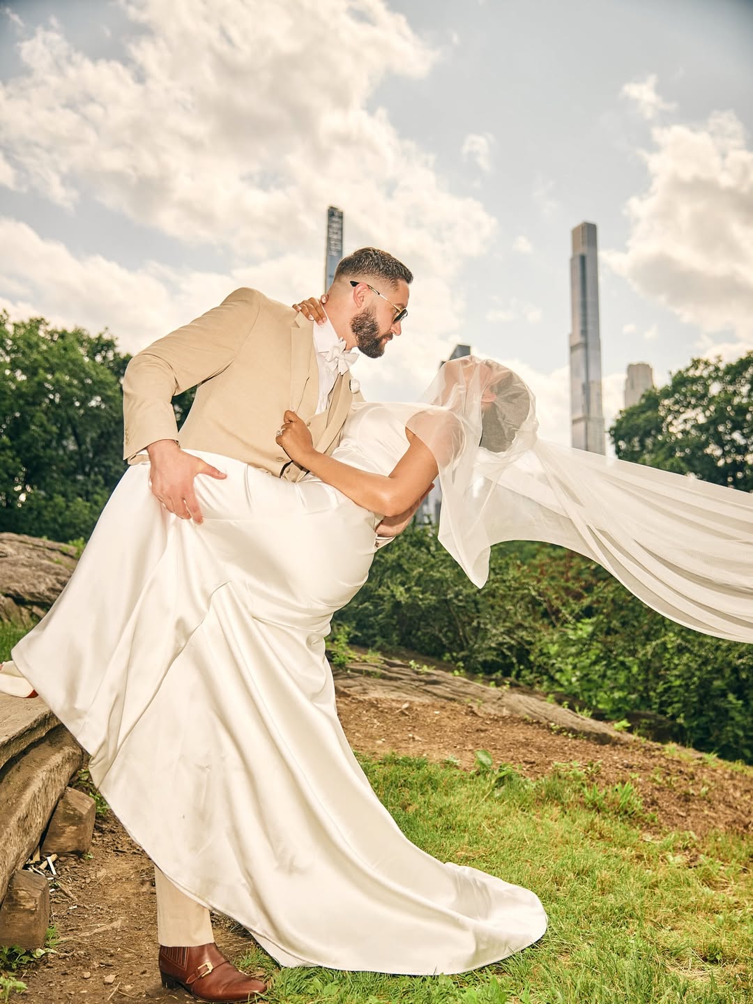 A_lifetime_of_love_started_with_one_‘yes’_🤍My_dress_&_veil_from_@meshki_Hair_@tiffanyromeronyc_