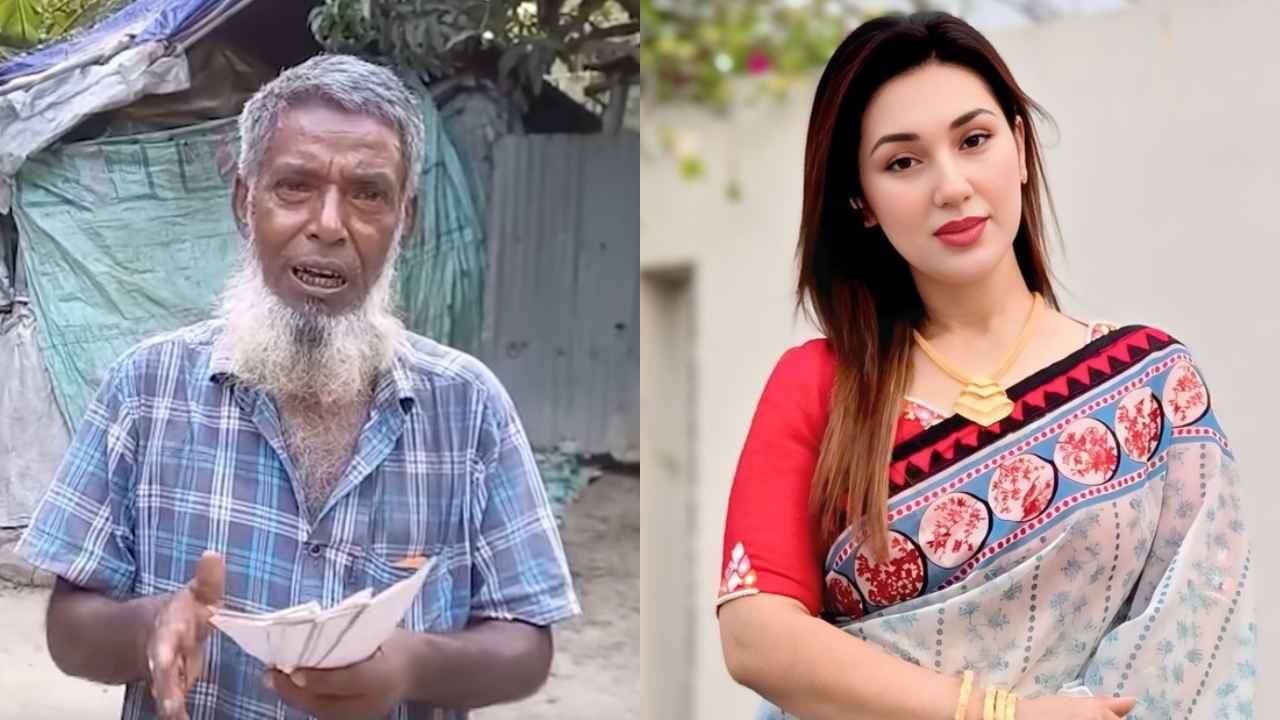 জাল টাকার ফাঁদে নিঃস্ব সেই গরু বিক্রেতাকে ওমরাহ হজে পাঠালেন অপু