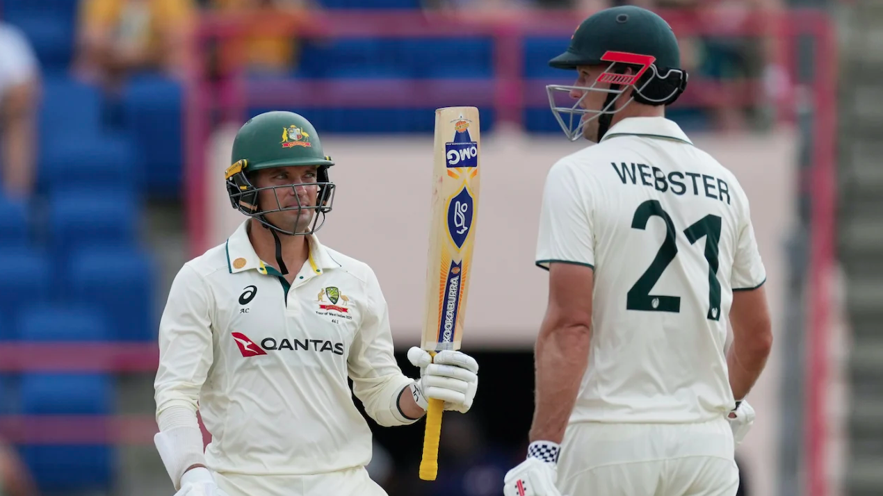 অস্ট্রেলিয়ার মান বাঁচাল ক্যারি-ওয়েবস্টার জুটি