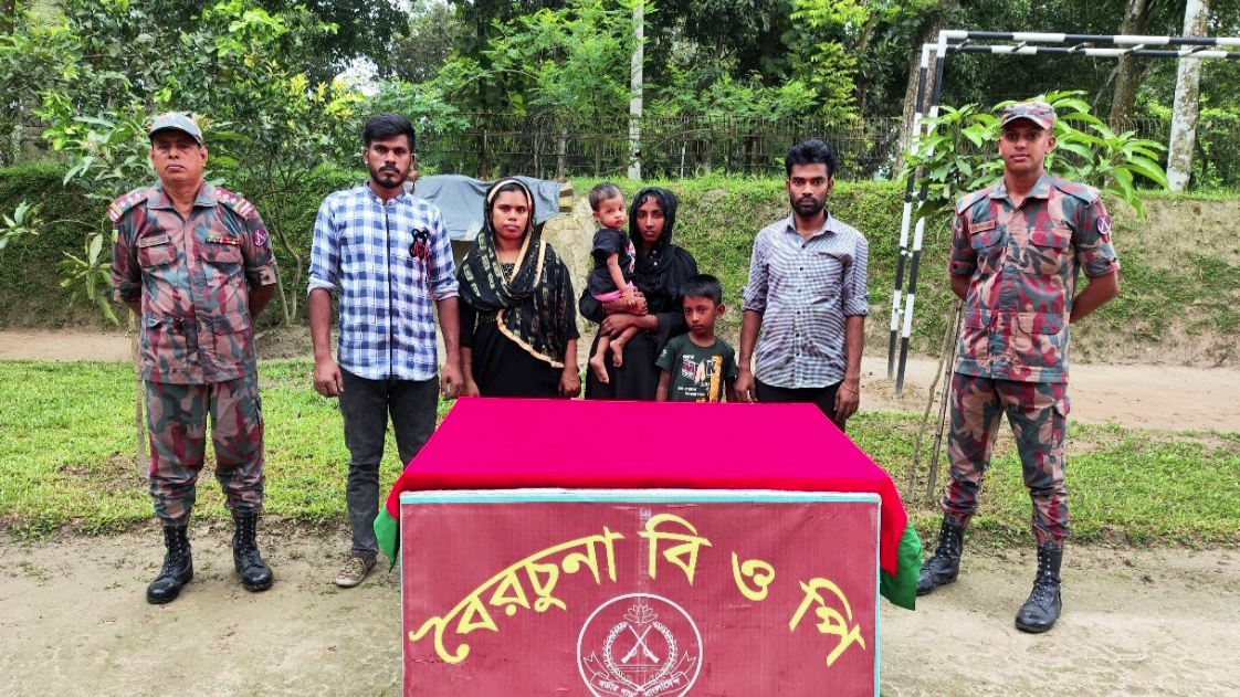 ঠাকুরগাঁও সীমান্তে ৬ জনকে বিএসএফের 'পুশ ইন'