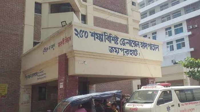 জয়পুরহাটে নির্মাণাধীন ভবন থেকে পড়ে শ্রমিক নিহত