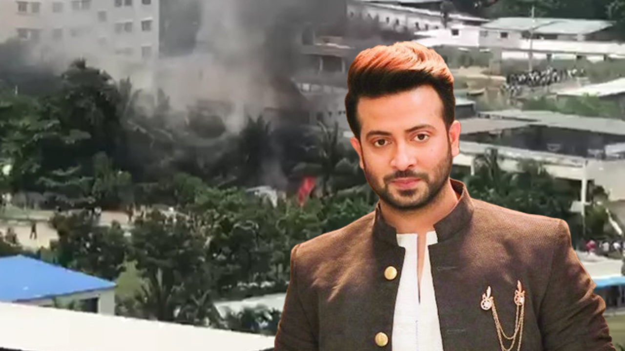 উত্তরায় বিমান বিধ্বস্ত, যা বললেন শাকিব