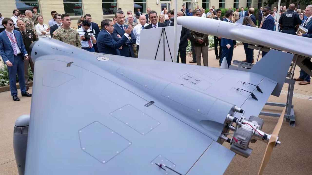 U.S. military unveiled the LUCAS drone