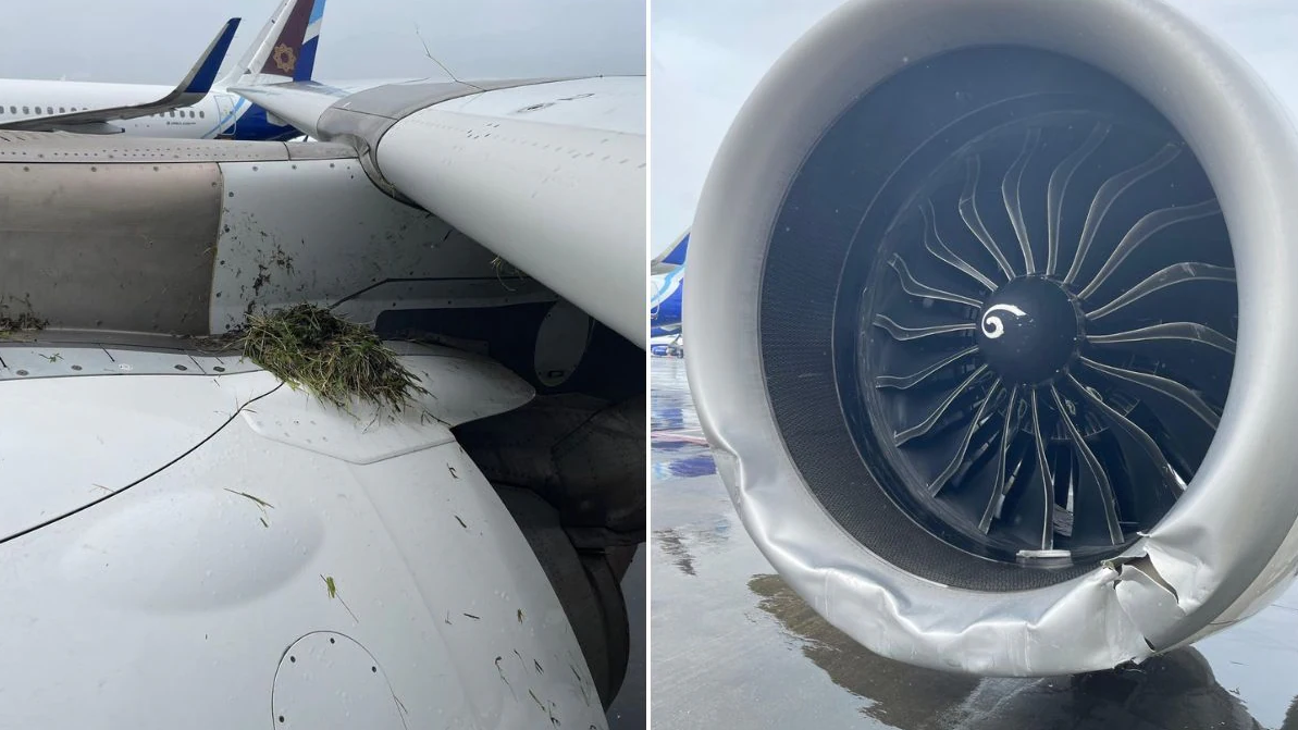 রানওয়ে থেকে ছিটকে গেল এয়ার ইন্ডিয়ার বিমান