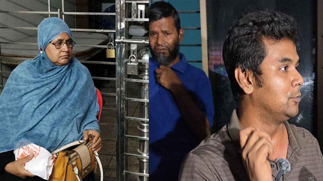 বৃদ্ধা মাকে বাড়িতে ঢুকতে বাধা দেওয়া সেই ছেলেসহ গ্রেফতার ৩