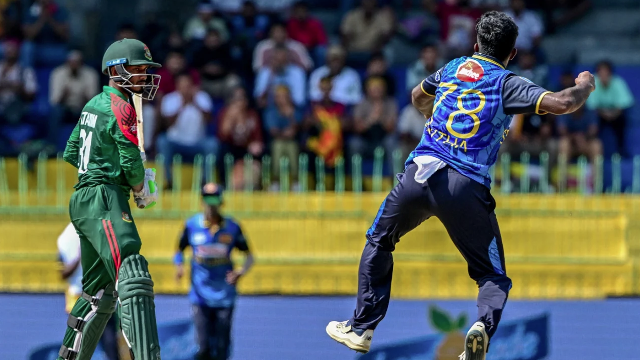 শ্রীলঙ্কার কাছে অসহায় আত্মসমর্পনে সিরিজ হারল বাংলাদেশ